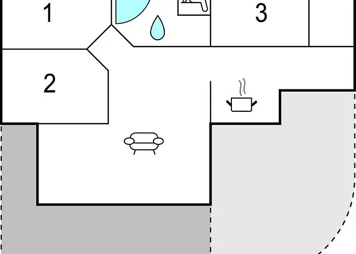 3 Bedroom Awesome In 別荘 フ ァボルグ